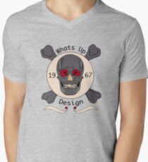 Vintage Skull Men's V-Neck T-Shirt