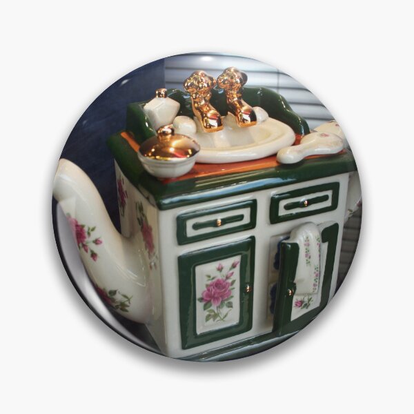 Item preview, Bathroom Vanity Teapot designed and sold by Marilyn Harris.