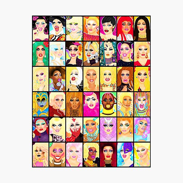LIFE IS A DRAG Photographic Print