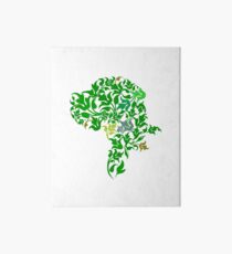 Great Dane made of leafs Art Board