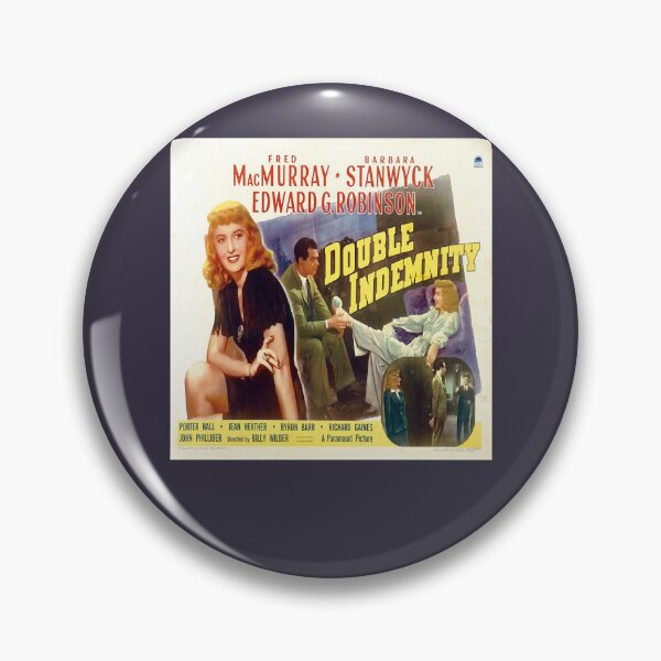 Item preview, Excellent Roles Film Original Vintage Double Indemnity Film Noir Active Funny Graphic Gifts designed and sold by HowardAngeline.