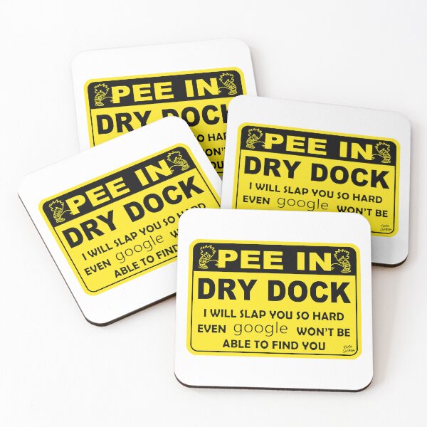 Item preview, Pee In Dry Dock; designed and sold by StickerApe.