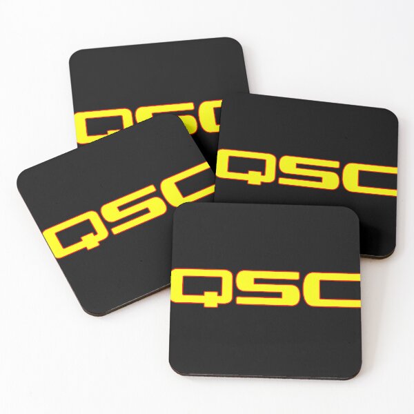 Item preview, QSC Yellow Red subwoofer designed and sold by ZacKlawitter14.