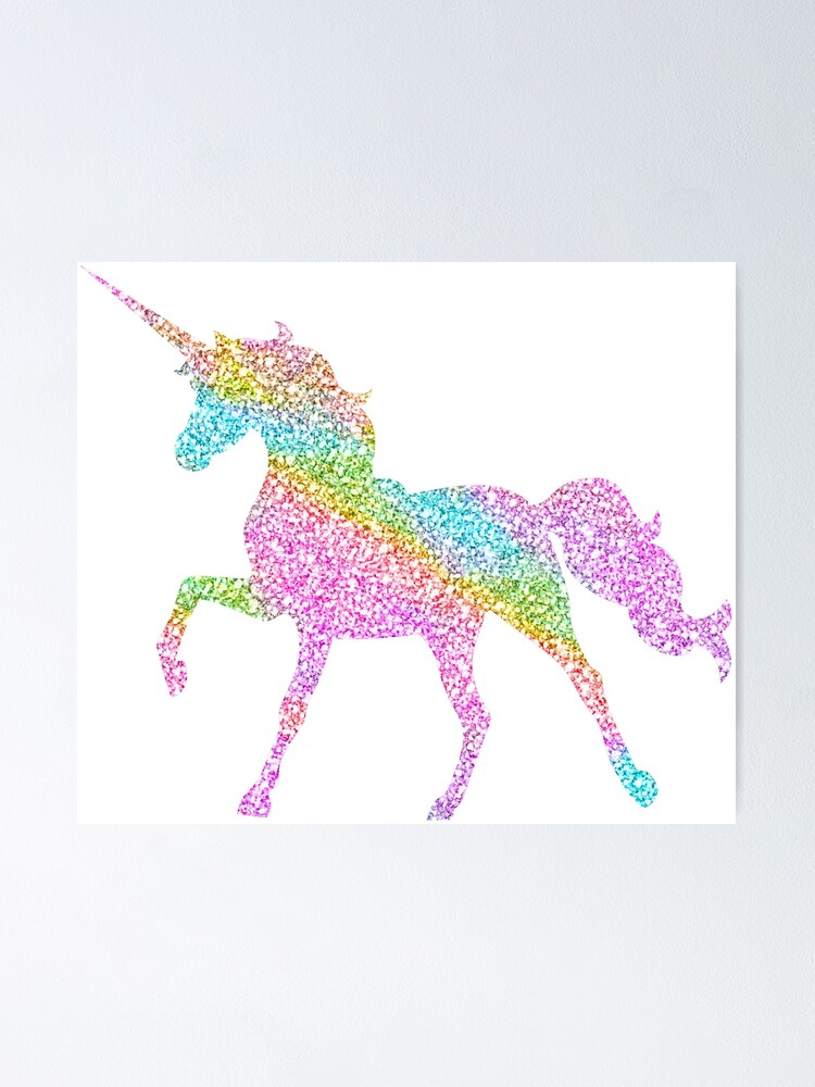 Colorful Unicorn Poster for Sale by Dizzydot