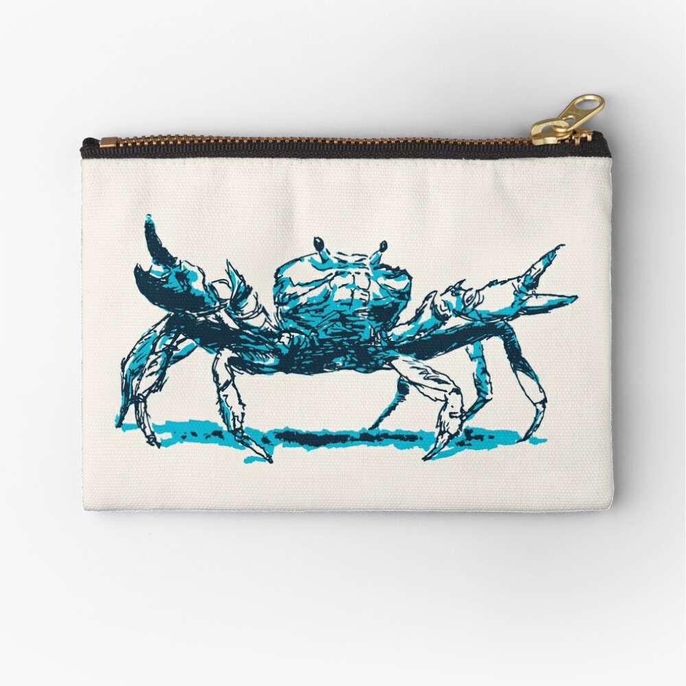 Crab Zipper Pouch