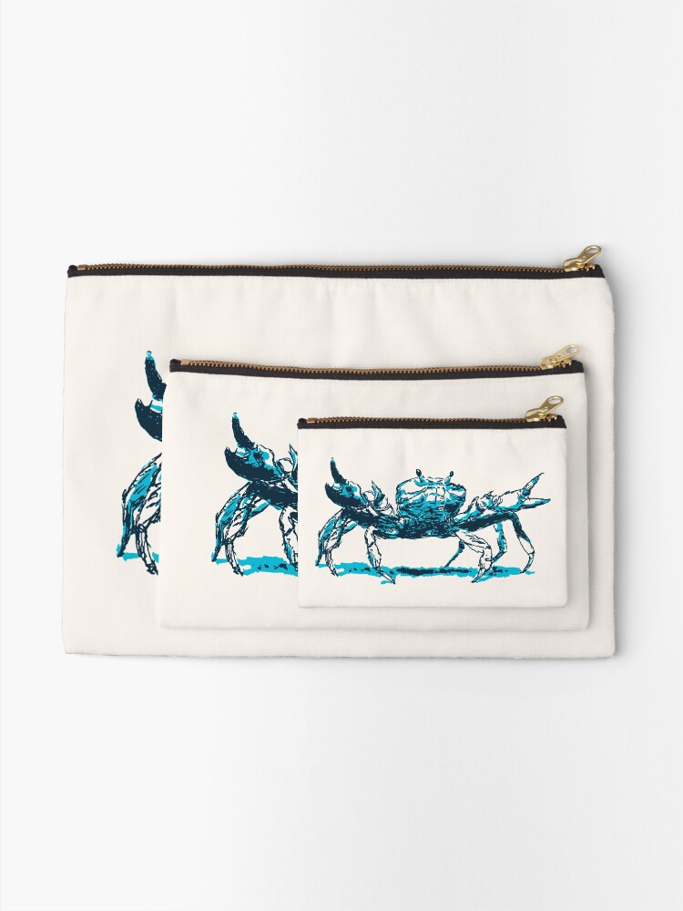 Alternate view of Crab Zipper Pouch