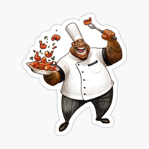 Chef Demetrius Gumbo Sticker