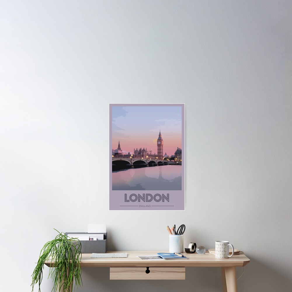 “Travel to London” Poster for Sale by CallumGardiner | Redbubble