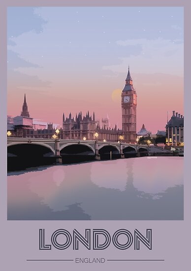 london travel posters