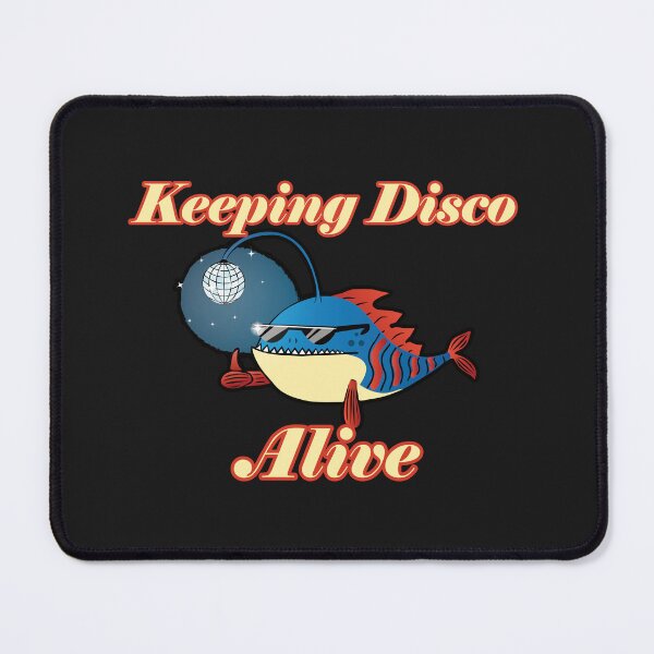 Item preview, Keeping Disco Alive (Anglerfish with mirror ball) designed and sold by JoyOfHopeStore.