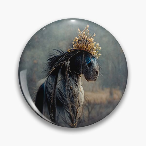 Item preview, Horse Design Wearing Crown designed and sold by AnimalArtPhotos.