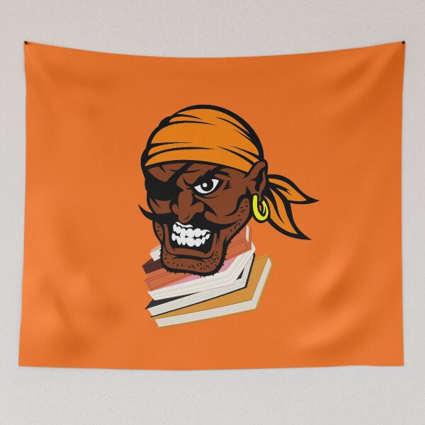 Item preview, Book Pirate Orange Bandana designed and sold by tmdaliggr.