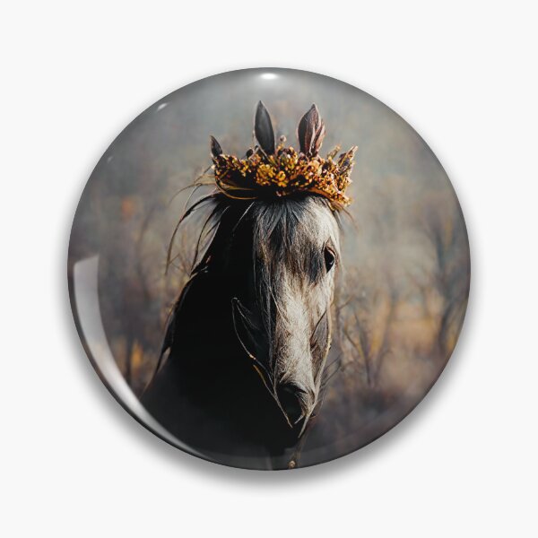 Item preview, Horse Design Wearing Crown designed and sold by AnimalArtPhotos.