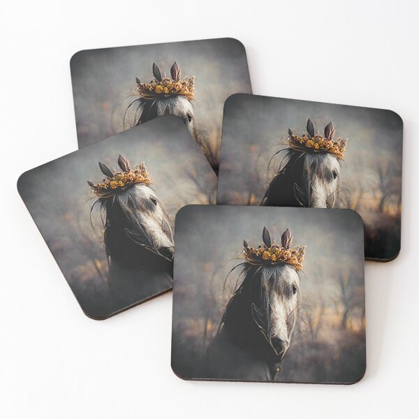 Item preview, Horse Design Wearing Crown designed and sold by AnimalArtPhotos.