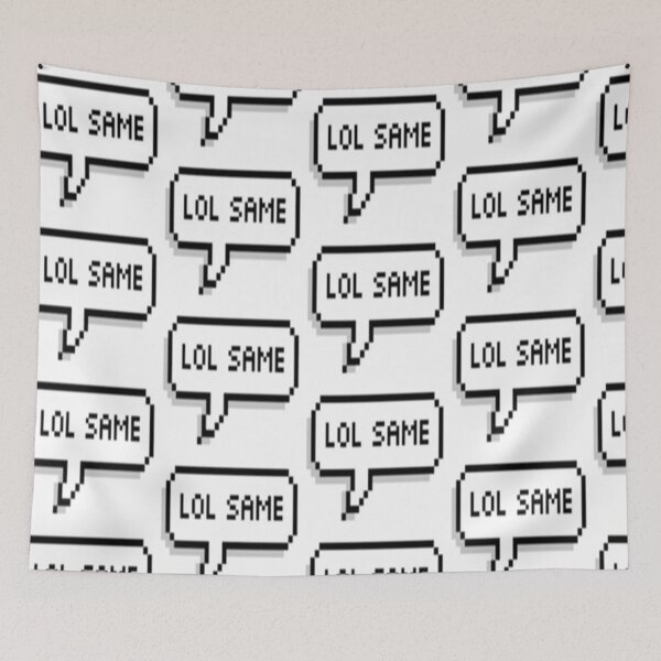 Item preview, lol same speech bubble designed and sold by angelinamariav.