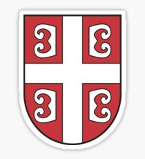 Serbian shield Sticker
