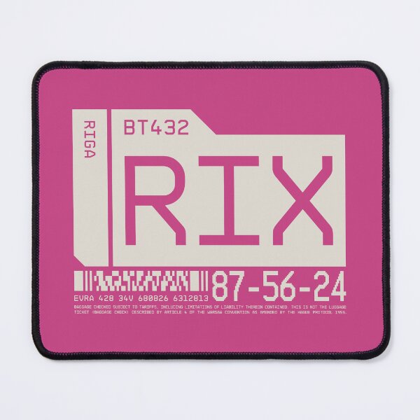 Artikelvorschau, Luggage Tag C - RIX Riga Latvia entworfen und verkauft von VoodooCircus.