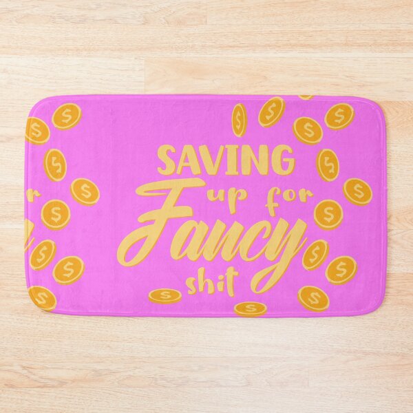 Item preview, Saving up for fancy shit gold coins giggle money aesthetic print designed and sold by Novel-ty.
