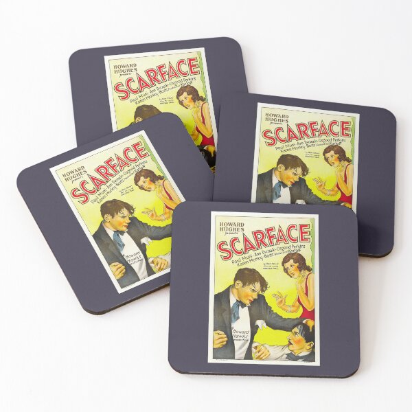 Item preview, Excellent Roles Film Original Vintage Scarface Tony And Johnny Fight Each Other Painted Theatrical R designed and sold by HowardAngeline.