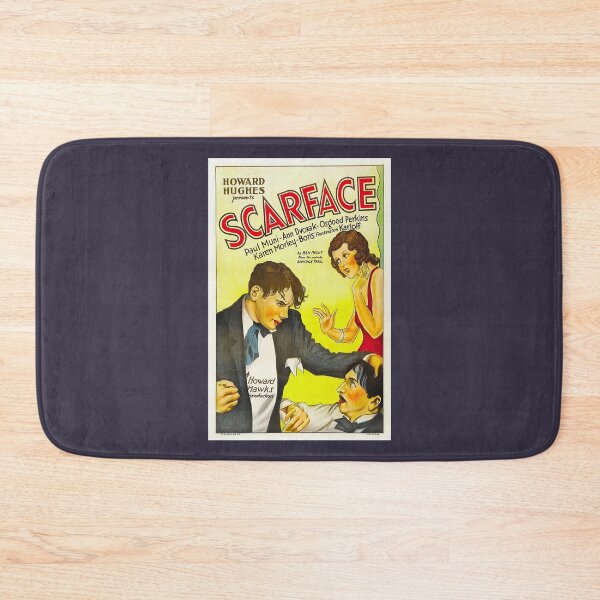Item preview, Excellent Roles Film Original Vintage Scarface Tony And Johnny Fight Each Other Painted Theatrical R designed and sold by HowardAngeline.