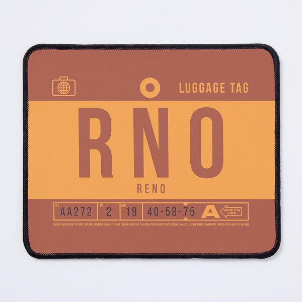 Item preview, Luggage Tag B - RNO Reno Nevada USA designed and sold by VoodooCircus.