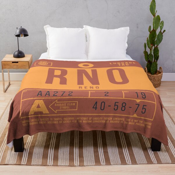 Item preview, Luggage Tag B - RNO Reno Nevada USA designed and sold by VoodooCircus.
