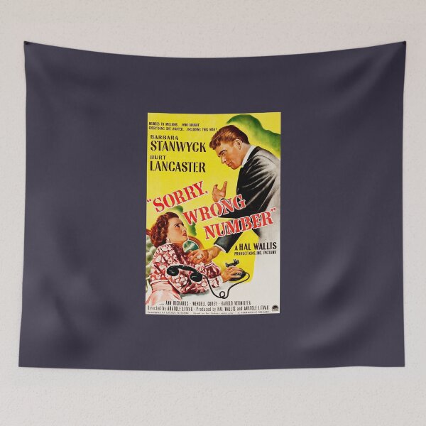 Item preview, Excellent Roles Film Original Vintage Sorry Wrong Number Anatole Litvak Graphic Gift designed and sold by HowardAngeline.