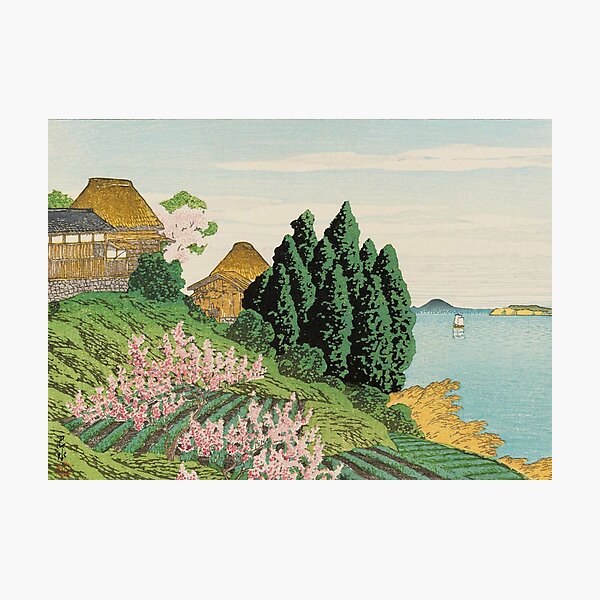 Item preview, Kabeshima dans la province de Hizen par Kawase Hasui, restauré designed and sold by FineJapan.