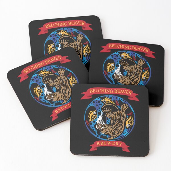 Item preview, Belching Beaver Brewery Logo 15 Sticker designed and sold by carurbrenda.