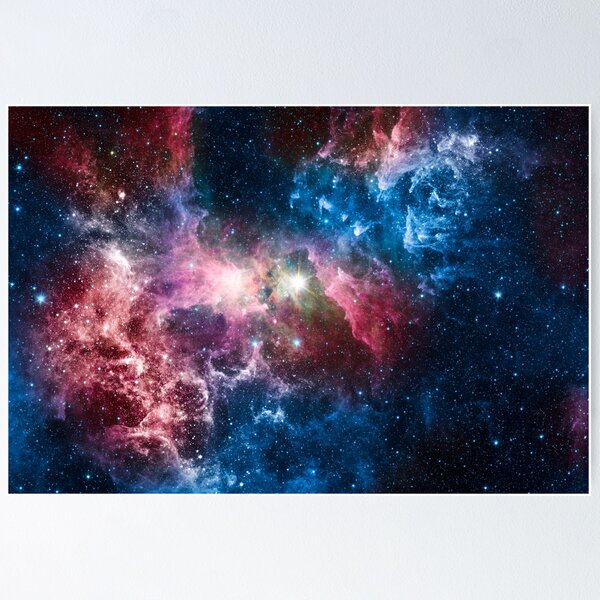 Item preview, Glowing Nebula Canvas. Stars and Dust Clouds Canvas wall art. Nebula Print Art for Home Decor Outer space art. Aesthetic Universe landscape designed and sold by Da Huyn.