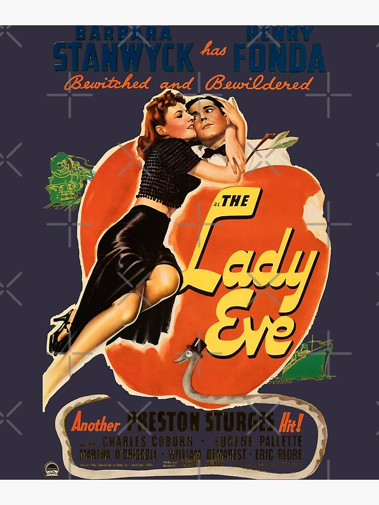 Excellent Roles Film Original Vintage The Lady Eve Movie Poster Gifts  Photographic Print for Sale by HowardAngeline