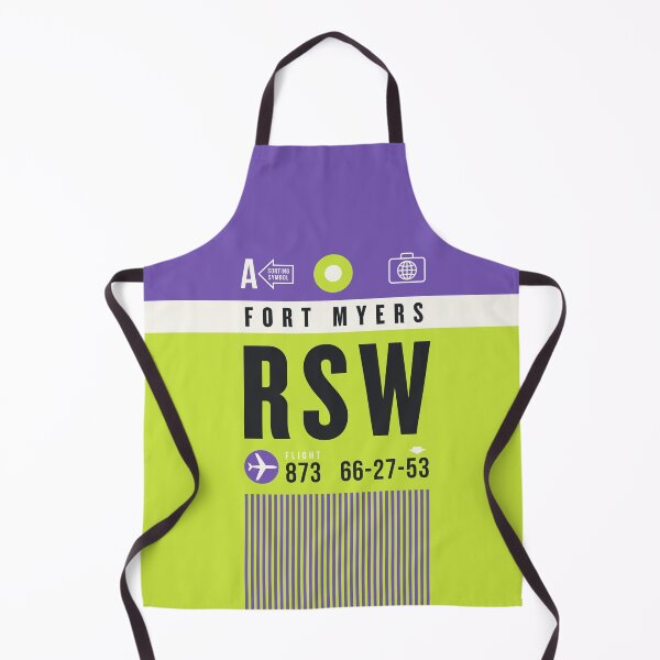 Item preview, Luggage Tag A - RSW Fort Myers Florida USA designed and sold by VoodooCircus.