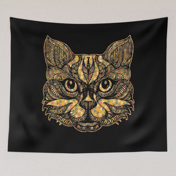 Item preview, Cat - Cat Face Geometric designed and sold by UnknownArtistt.