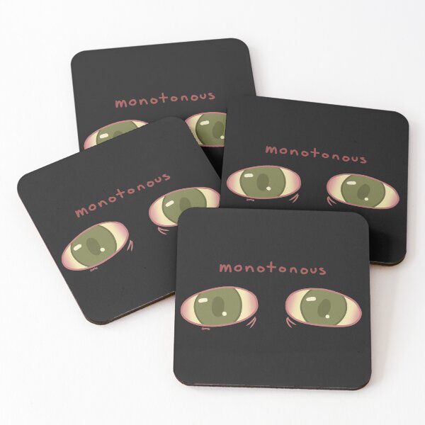 Item preview, monotonous vent edgy design crazy eyes art designed and sold by karmadogg.