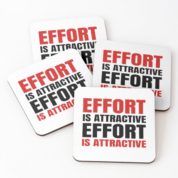 Item preview, Effort is Attractive designed and sold by IyakMan.