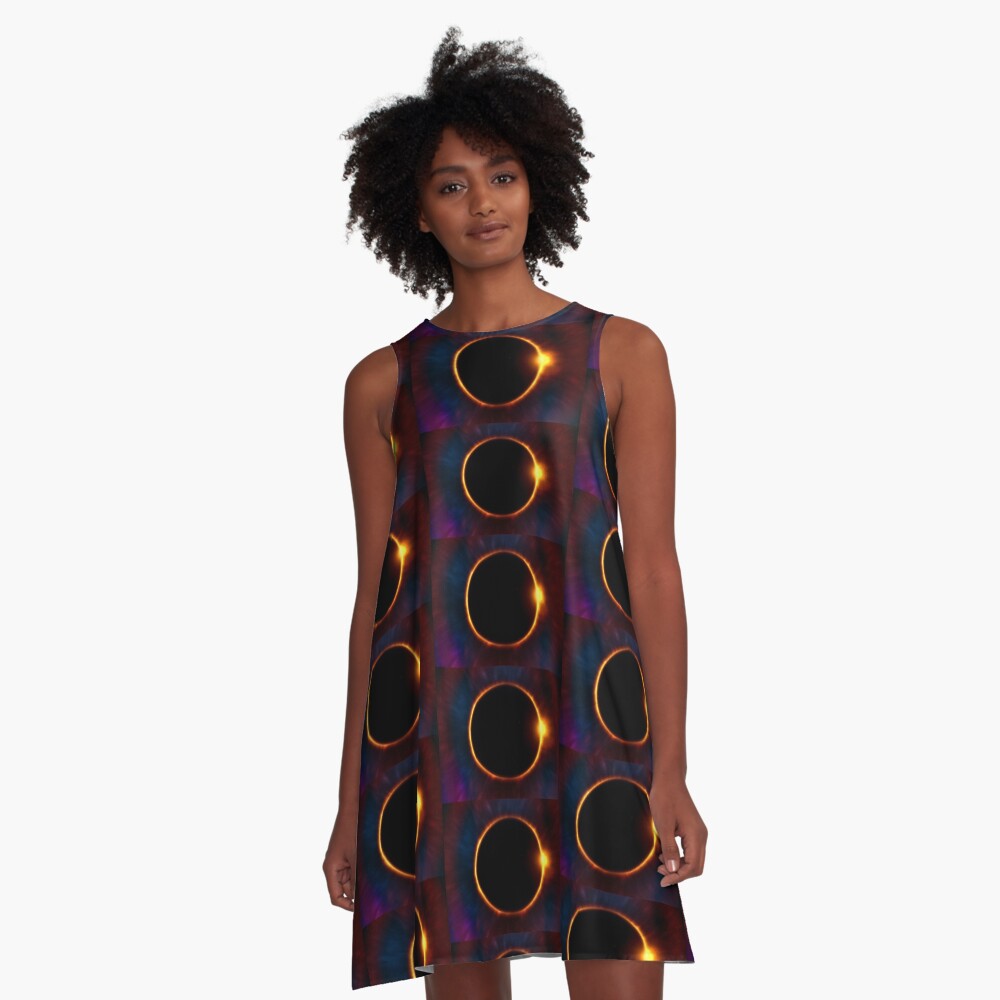 Solar Eclipse A-Line Dress