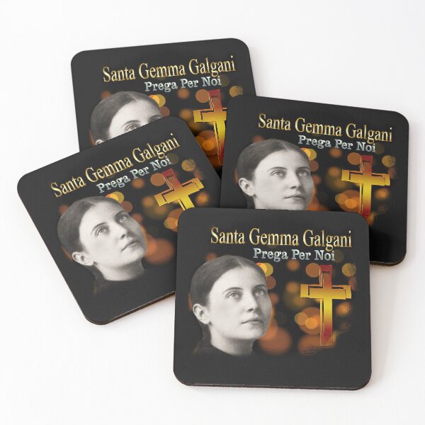 Item preview, Saint Gemma Galgani Catholic Saint & Mystice Visions of Guardian Angel designed and sold by hispanicworld.