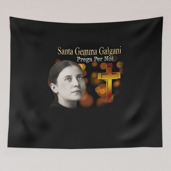 Item preview, Saint Gemma Galgani Catholic Saint & Mystice Visions of Guardian Angel designed and sold by hispanicworld.
