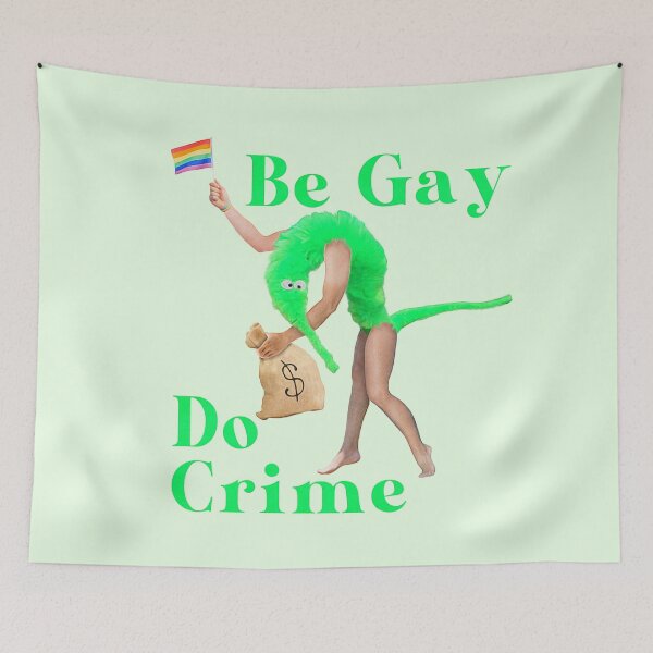 Item preview, Worm on a String Time ~ Painting Aesthetic Cursed Collection ~ Be Gay Do Crime Set ~ Green designed and sold by Neon-Wolf.