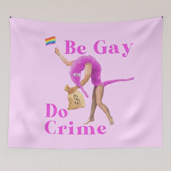 Item preview, Worm on a String Time ~ Painting Aesthetic Cursed Collection ~ Be Gay Do Crime Set ~ Pink designed and sold by Neon-Wolf.