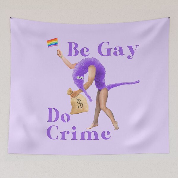 Item preview, Copy of Worm on a String Time ~ Painting Aesthetic Cursed Collection ~ Be Gay Do Crime Set ~ Pink designed and sold by Neon-Wolf.