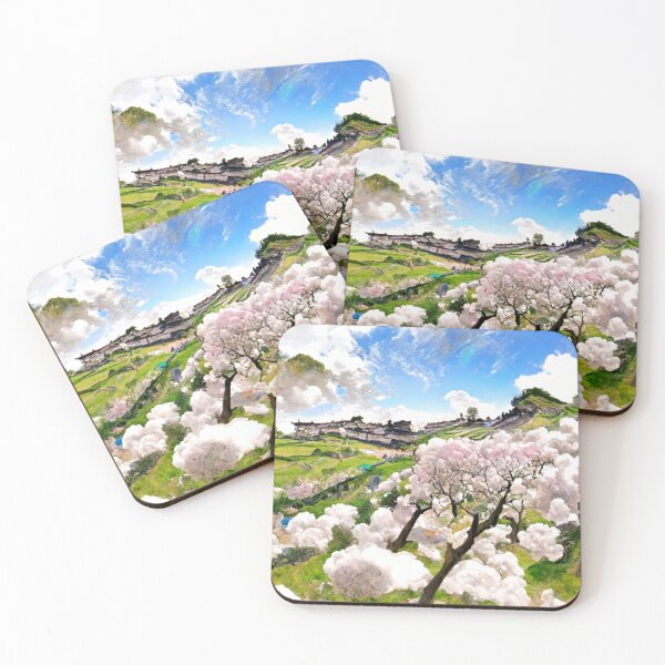 Item preview, AI Art | Terraced Fields and Sakura Trees designed and sold by aiart0711.