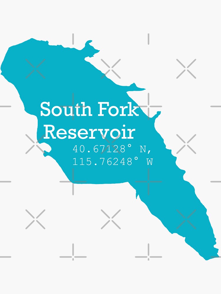 "South Fork Reservoir Nevada " Sticker for Sale by Dwelch14 Redbubble