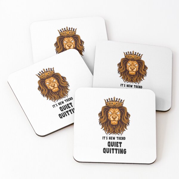 Item preview, Quiet Quitting Lion designed and sold by PodiShawna.