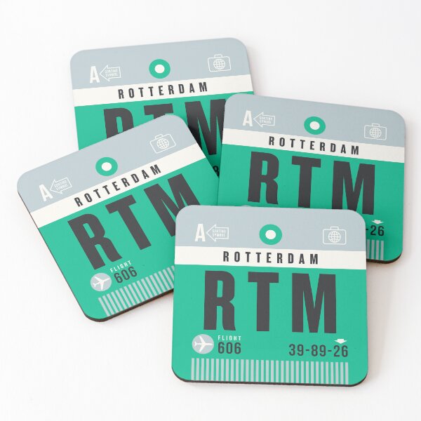 Aperçu de l'œuvre Luggage Tag A - RTM Rotterdam Netherlands créée et vendue par VoodooCircus.