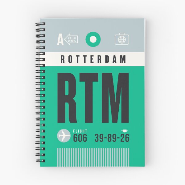 Aperçu de l'œuvre Luggage Tag A - RTM Rotterdam Netherlands créée et vendue par VoodooCircus.