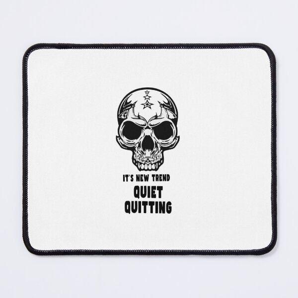 Item preview, Quiet Quitting Skull designed and sold by PodiShawna.