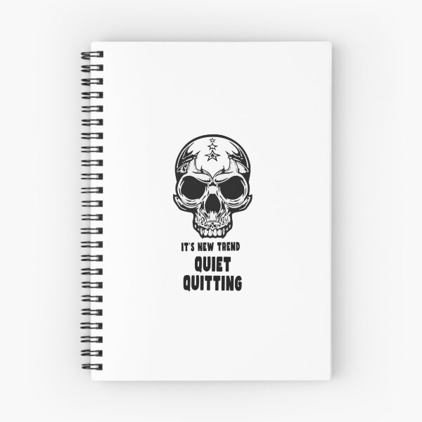 Item preview, Quiet Quitting Skull designed and sold by PodiShawna.