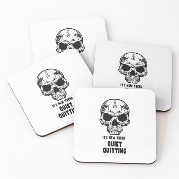 Item preview, Quiet Quitting Skull designed and sold by PodiShawna.