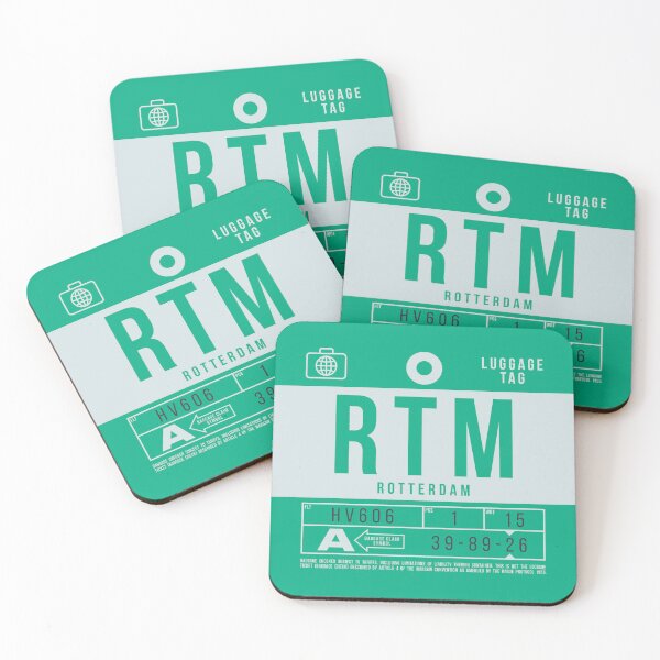 Aperçu de l'œuvre Luggage Tag B - RTM Rotterdam Netherlands créée et vendue par VoodooCircus.